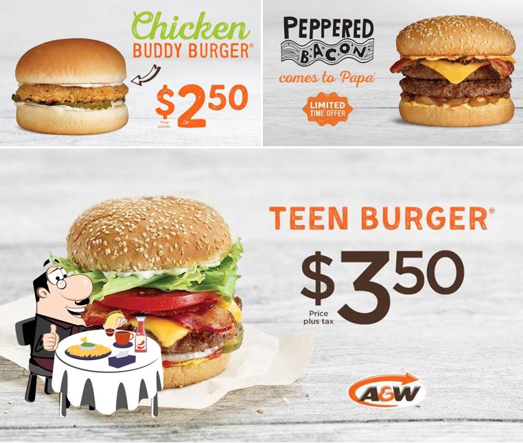 Essayez un hamburger à A&W Canada