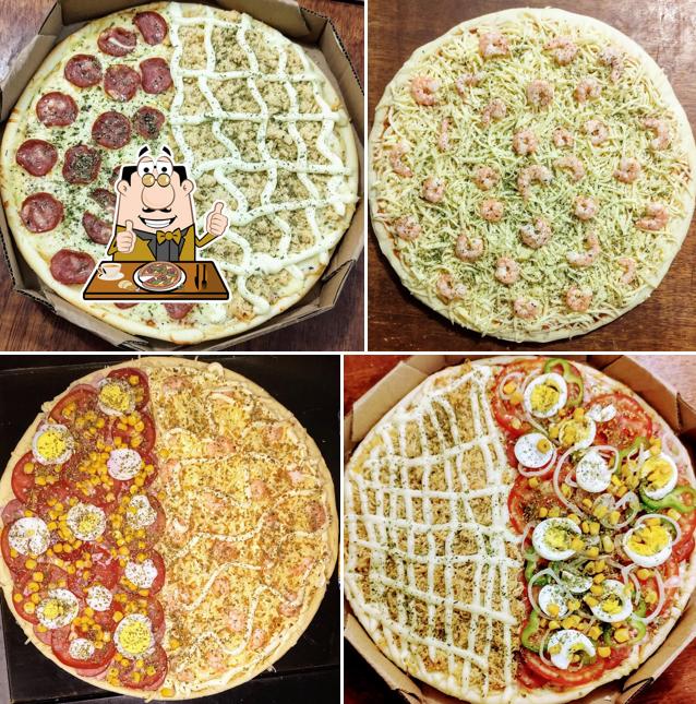 Experimente diferentes variedades de pizza