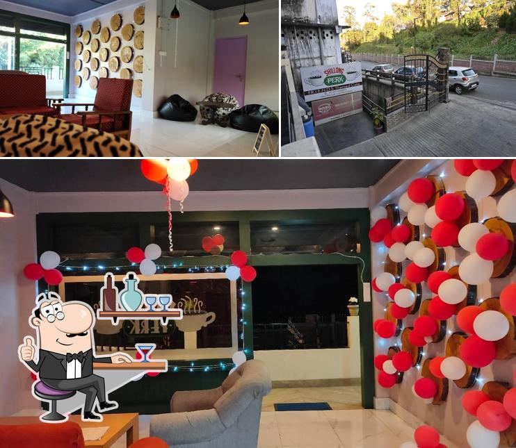 This is the picture depicting interior and exterior at The Shillong Perk