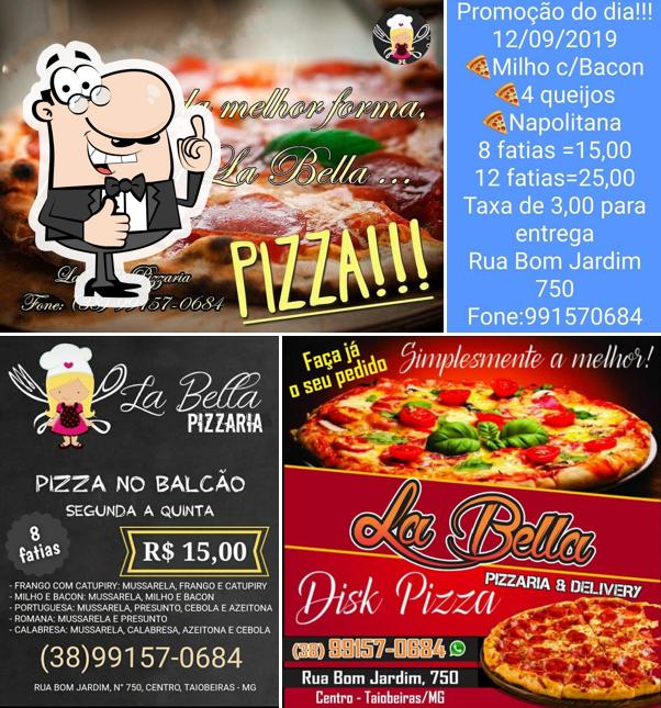 La Bella Pizzaria, Taiobeiras Opiniones del restaurante