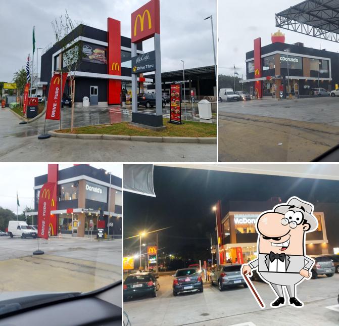 Veja imagens do exterior do McDonald's