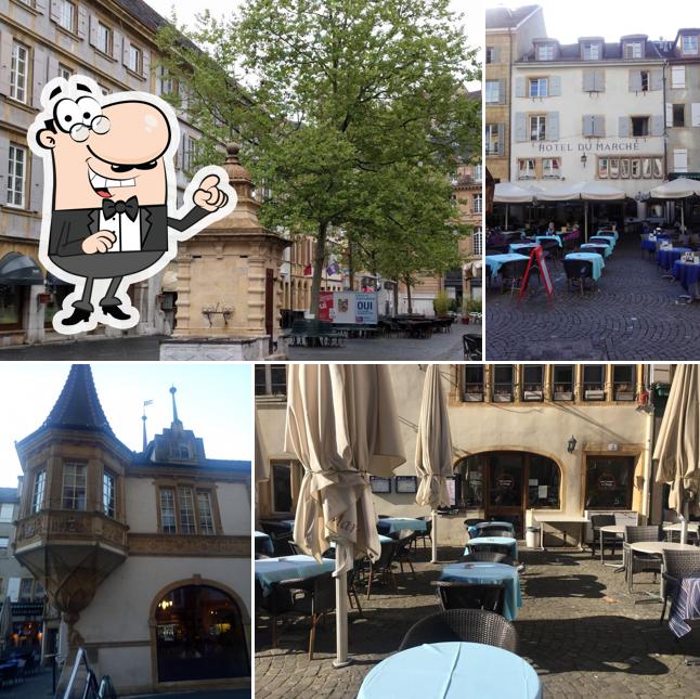 L'intérieur de Hôtel-Restaurant du Marché - Neuchâtel Suisse