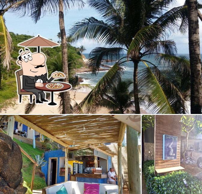 O exterior do Blue Praia Bar