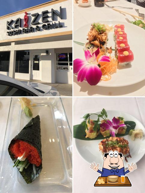 Food at KAIZEN Sushi Bar & Grill