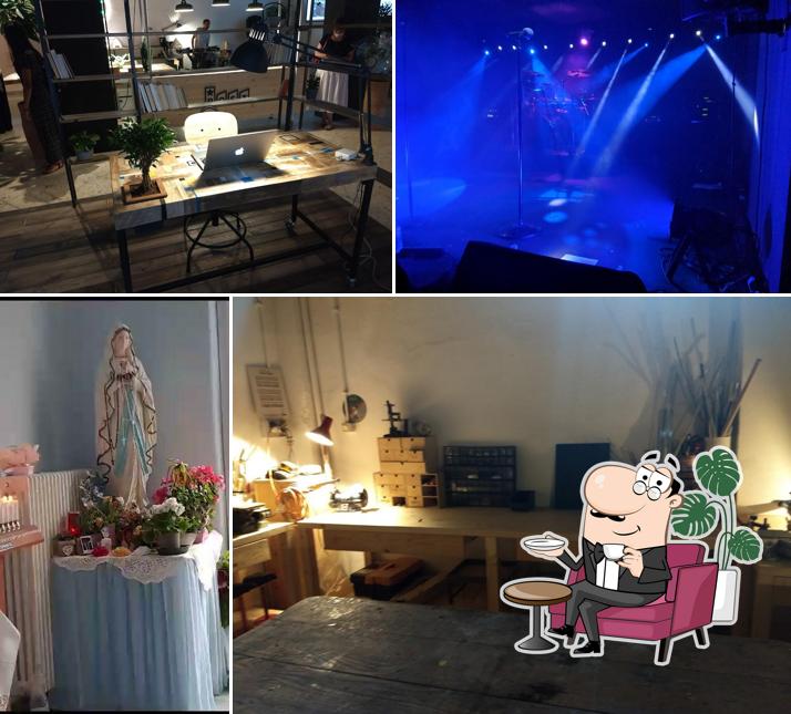 Dai un'occhiata agli interni di Nevermind music club