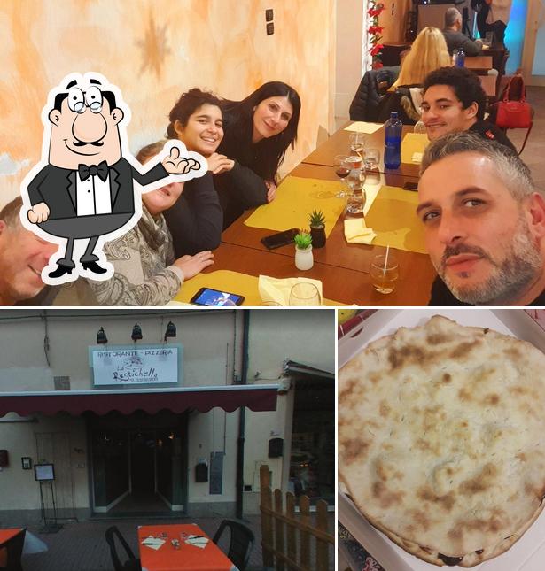 Check out the photo depicting interior and food at La Rustichella Ristorante Pizzeria Pistoia