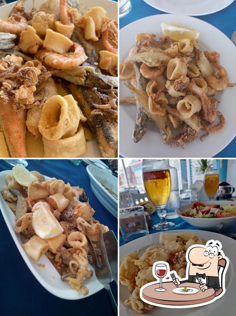Fritto misto al Lido Sirena Beach