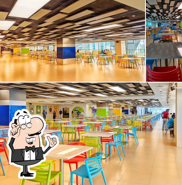 The interior of Lulu Cyber Tower 2 Food Court