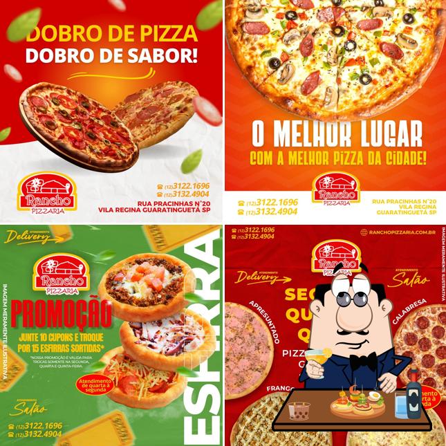 Bruschettas em Rancho Pizzaria