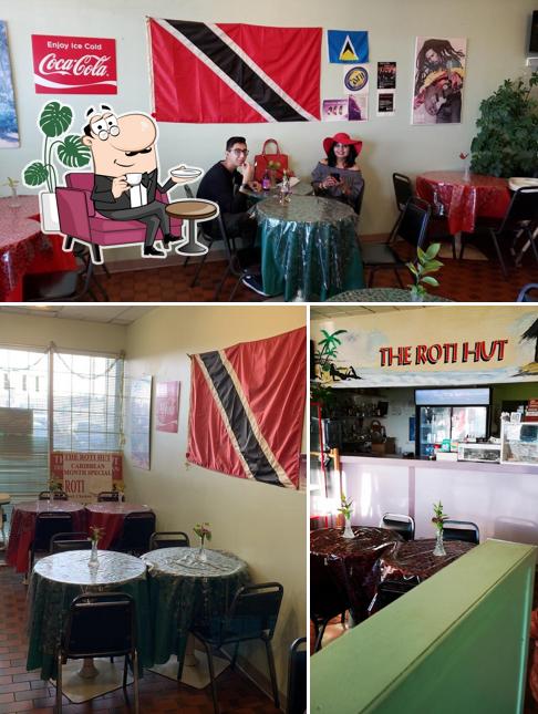 L'intérieur de The Roti Hut