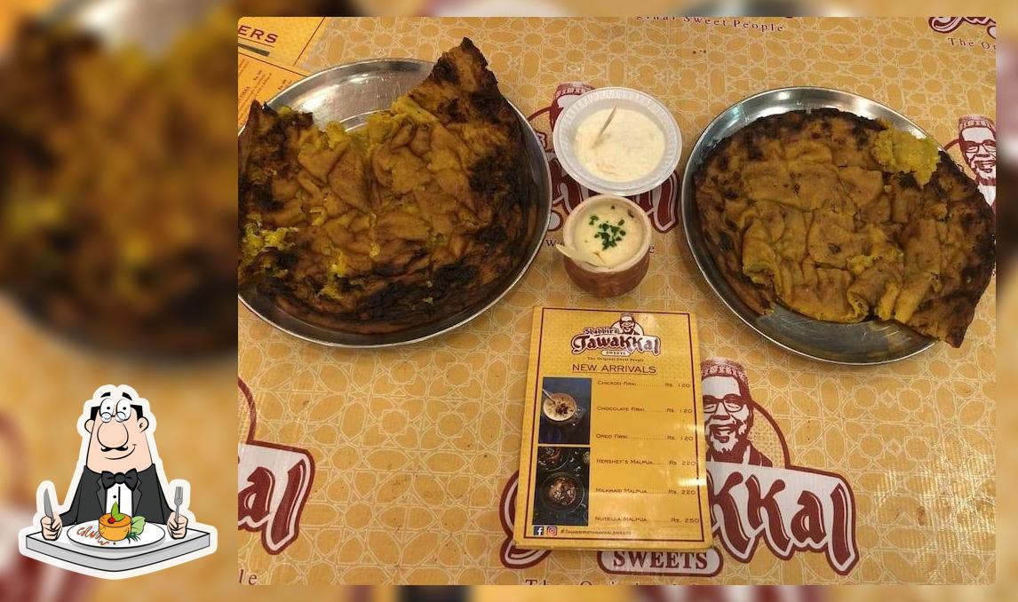 Food at Shabbir's Tawakkal Sweets & Eats