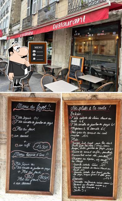 Voici l’image indiquant la tableau noir et intérieur sur A La Cantine