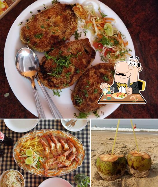 Food at Mario's Beach Shack