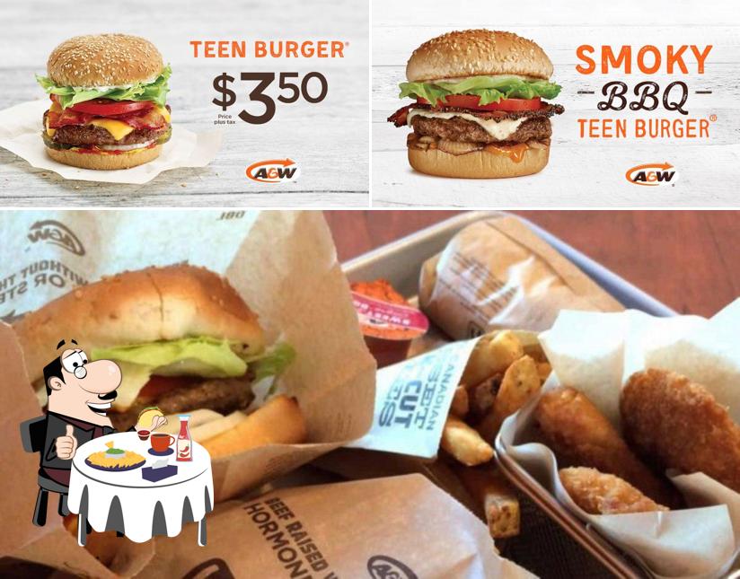 Essayez un hamburger à A&W Canada