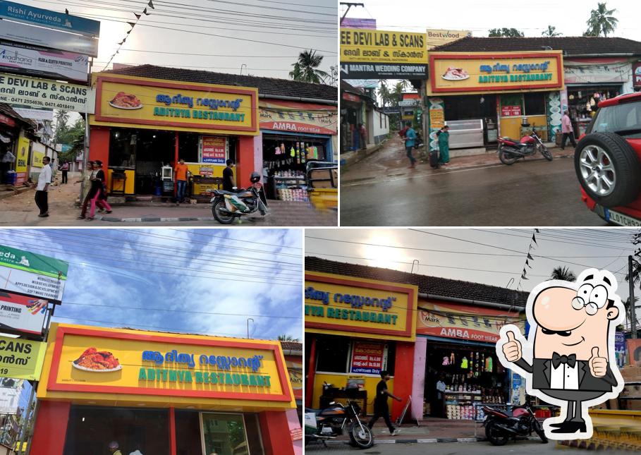 See the pic of Adithya Restaurant