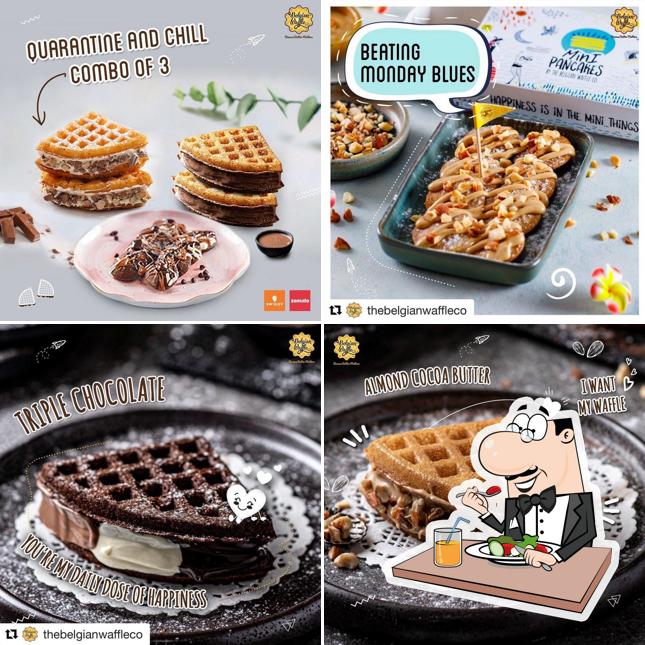 Food at The Belgian Waffle Co