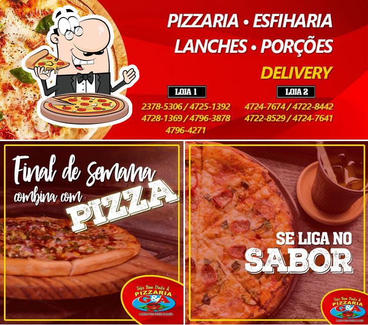 Experimente pizza no Pizzaria G&A