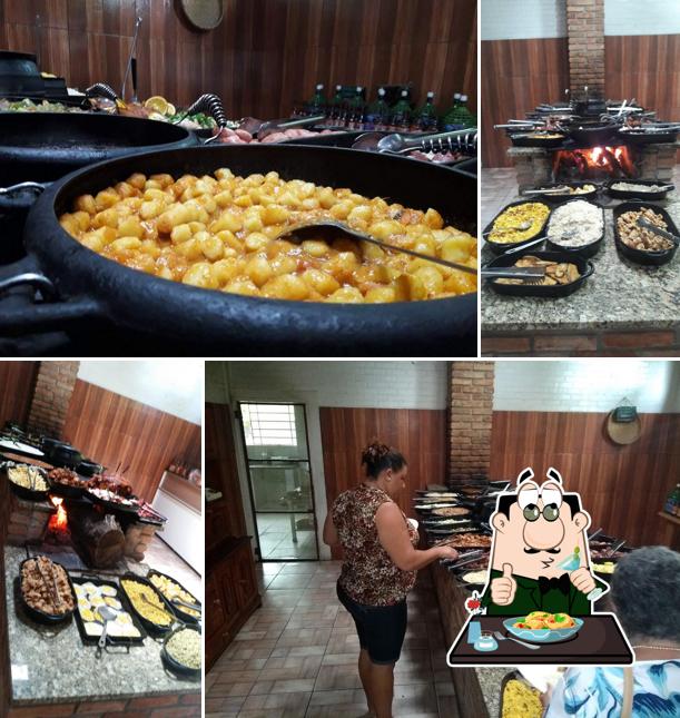 Platos en RESTAURANTE DELÍCIA DA ROÇA - Via Dutra KM 57 em Guaratinguetá/SP