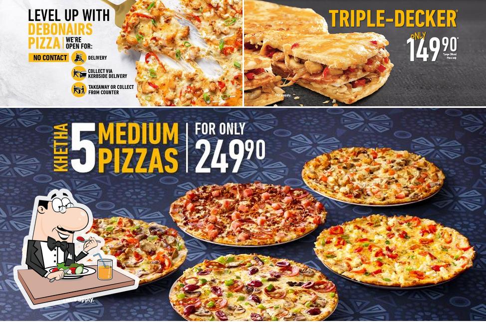 Debonairs Pizza restaurant, Queenstown, Komani Nonesi Mall Menu du