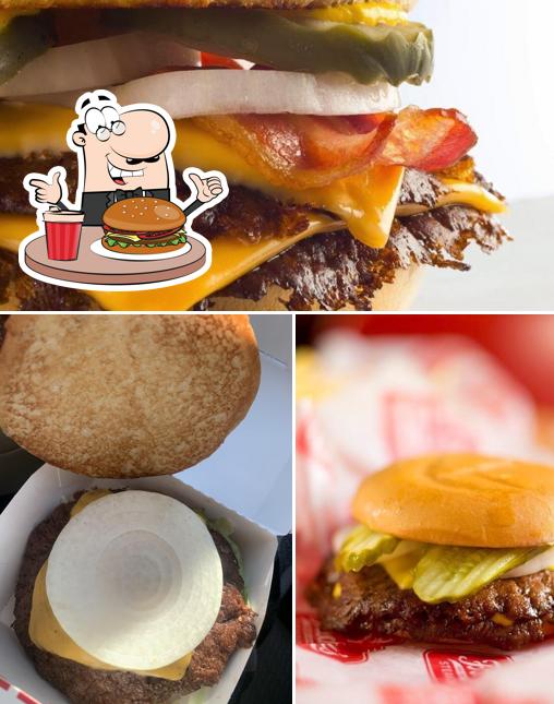 Get a burger at Freddy's Frozen Custard & Steakburgers