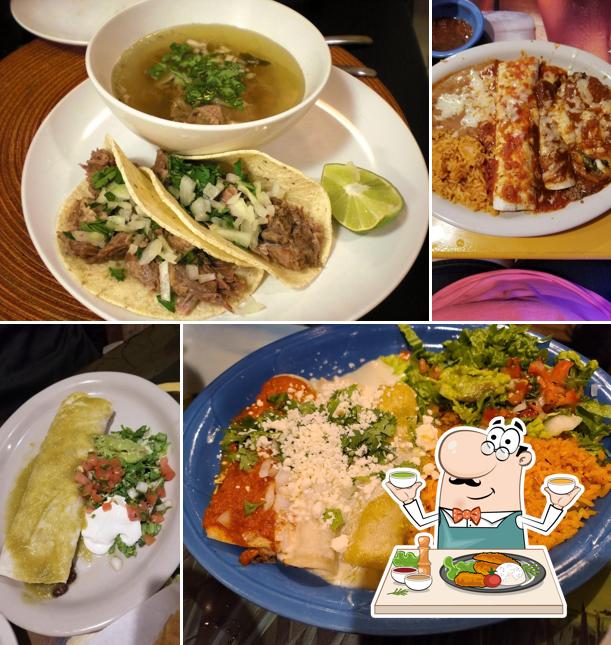 Food at La Fiesta Mexican Restaurant