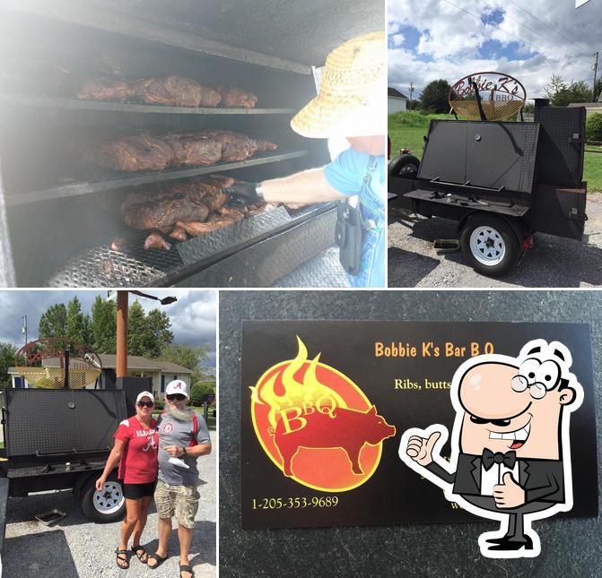 Look at the pic of Bobbie K's BBQ