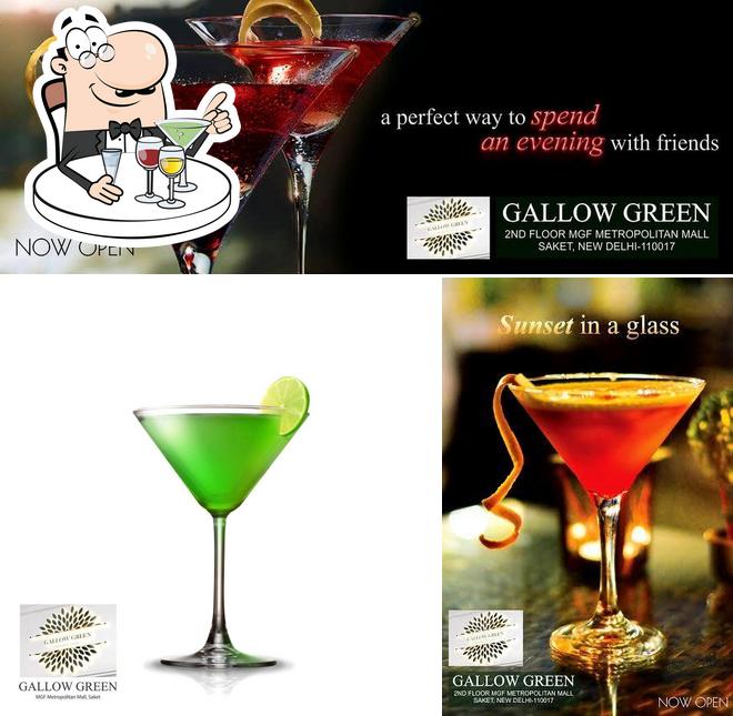 Gallow Green -fine dining restaurant serves alcohol