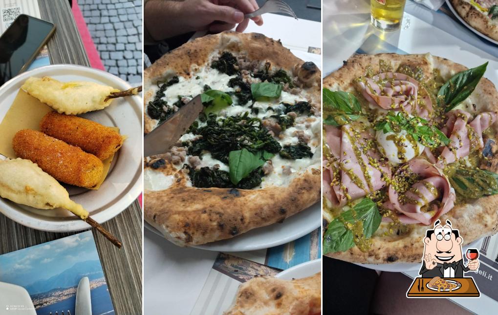 Ordina tra le molte varianti di pizza