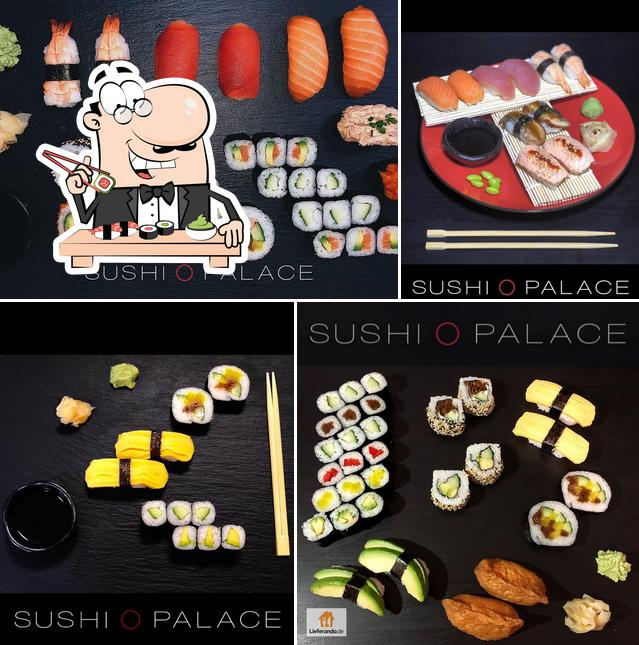 Les sushi sont disponibles à Sushi Palace Deutschland