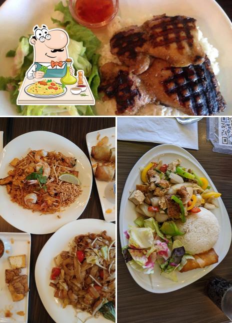 Food at Thai Basil Restaurant