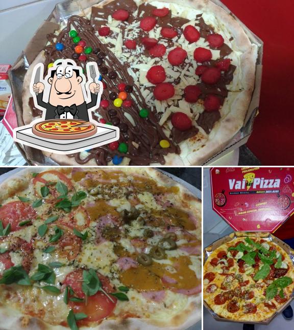 Peça diferentes tipos de pizza