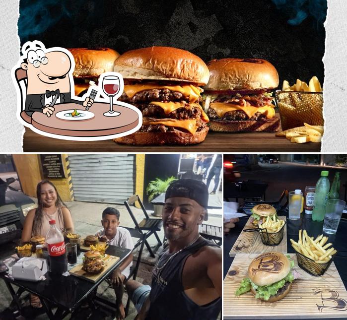 Comida em Burguer do B
