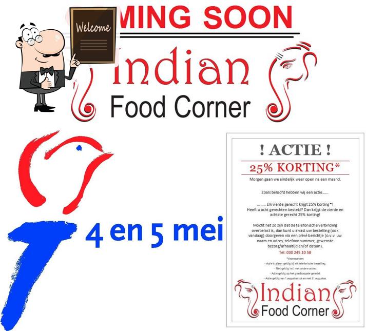 Indian food corner, Utrecht, Ambachtsweg 84 Restaurant menu and reviews