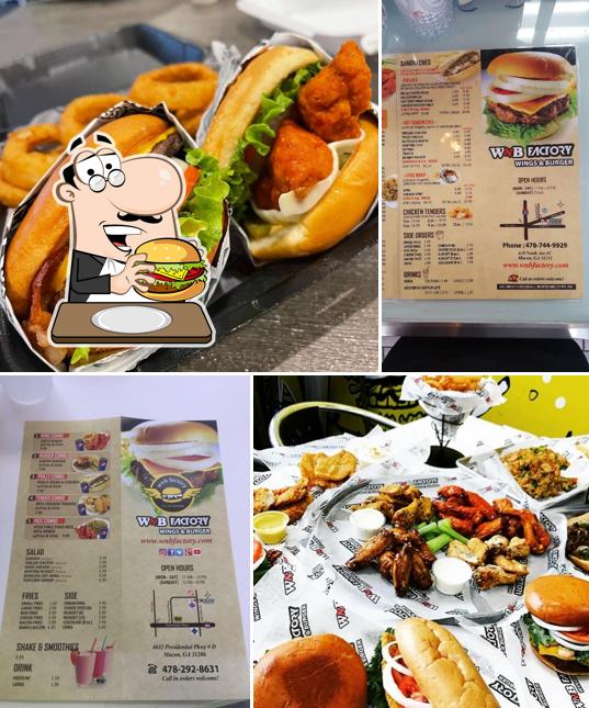 WNB Factory Wings & Burger, 4632 Presidential Pkwy suite f in Macon Restaurant menu and reviews