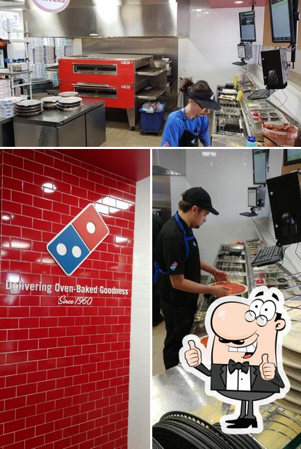 Look at the picture of Domino's Pizza