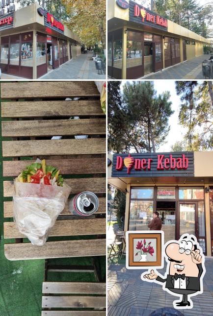 L'intérieur de Doner Kebab