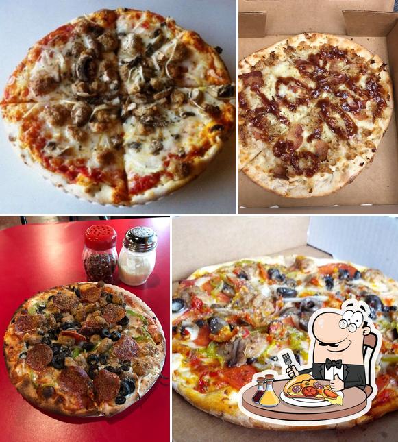 Try out pizza at Hobby's Hoagies