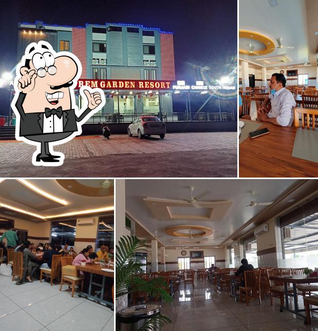 The interior of Prem Garden Resort