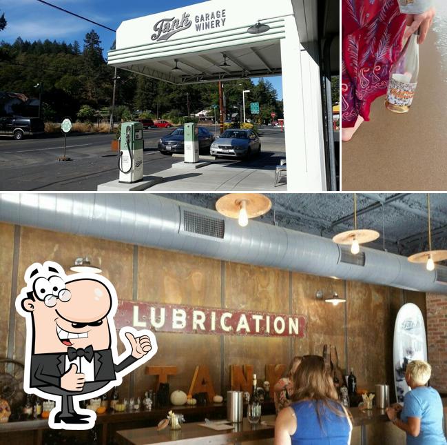 Tank Garage Winery in Calistoga Restaurant menu and reviews