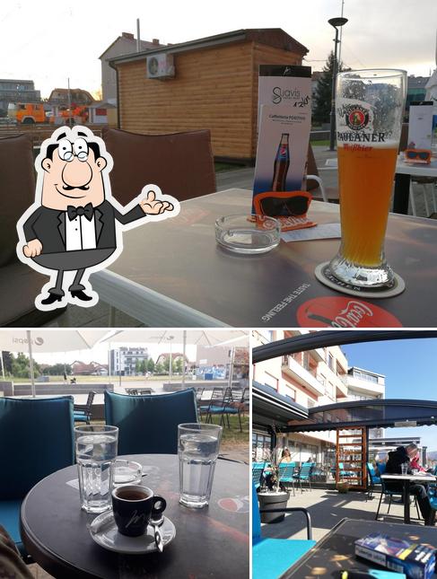 Gli interni di Caffe bar "Positivo" Zaprešić