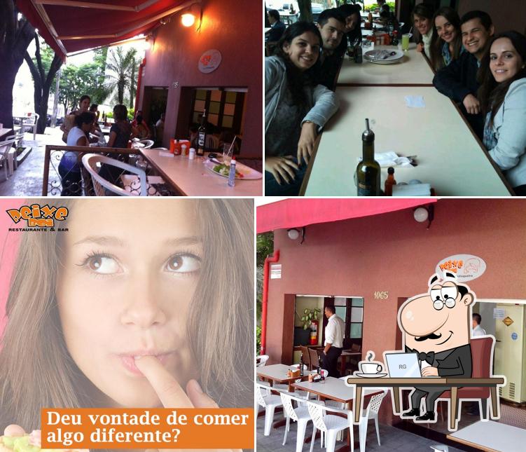 O interior do BAR BOI