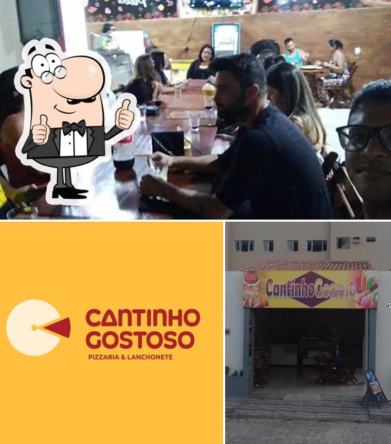 Look at this image of Cantinho Gostoso Pizzaria e Lanchonete