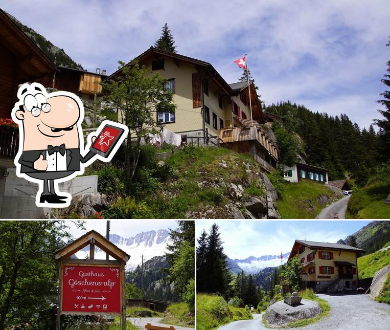 Gli esterni di Gasthaus Göscheneralp