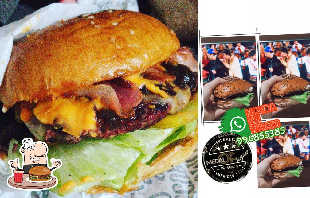 Delicie-se com um hambúrguer no Medal of Burger