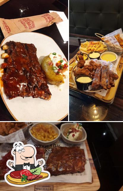 Experimente pratos de carne no Restaurante Outback Steakhouse