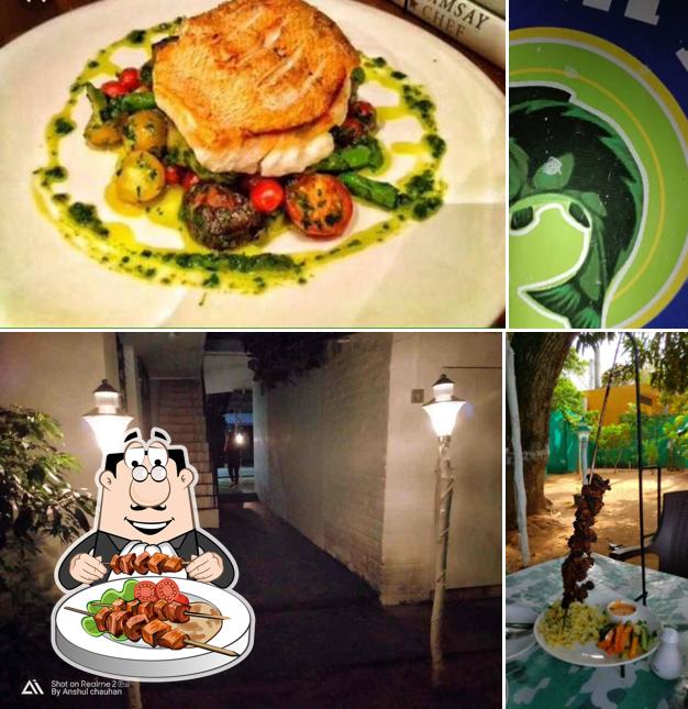 Among different things one can find food and interior at Roma Italian Cuisine