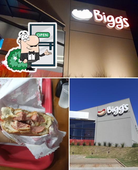 A imagem do Biggs Lanches - Jamil Scaff’s exterior e eu no