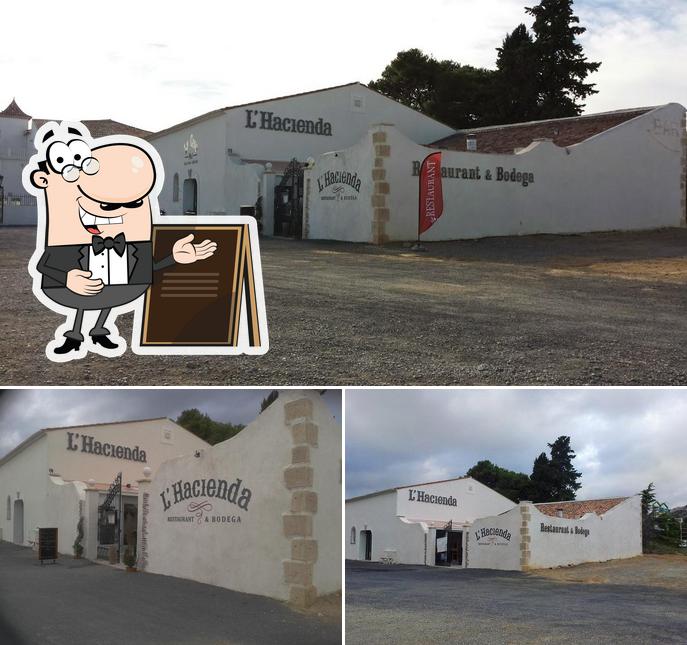 L'extérieur de Restaurant Bodega l'HACIENDA