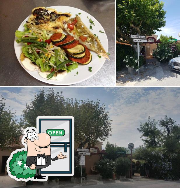 Las imágenes de exterior y pizza en Le Quai Zako