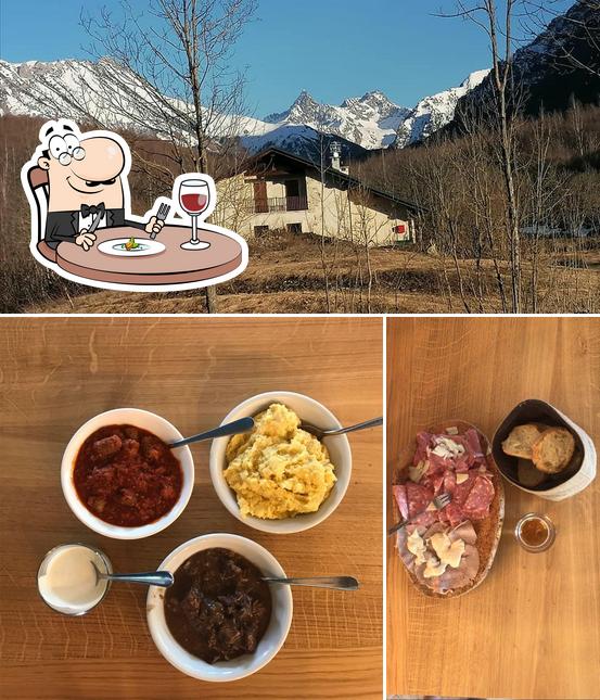 Rifugio Esterate si caratterizza per la cibo e esterno